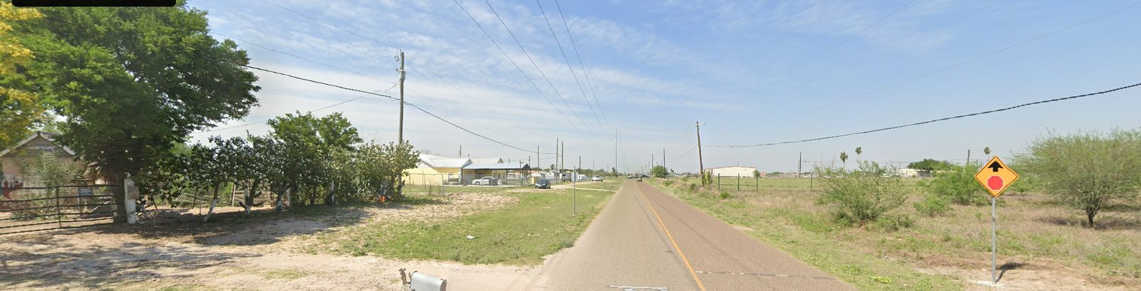 Iowa Rd frontage, looking north (Google Street View, Apr 2025)